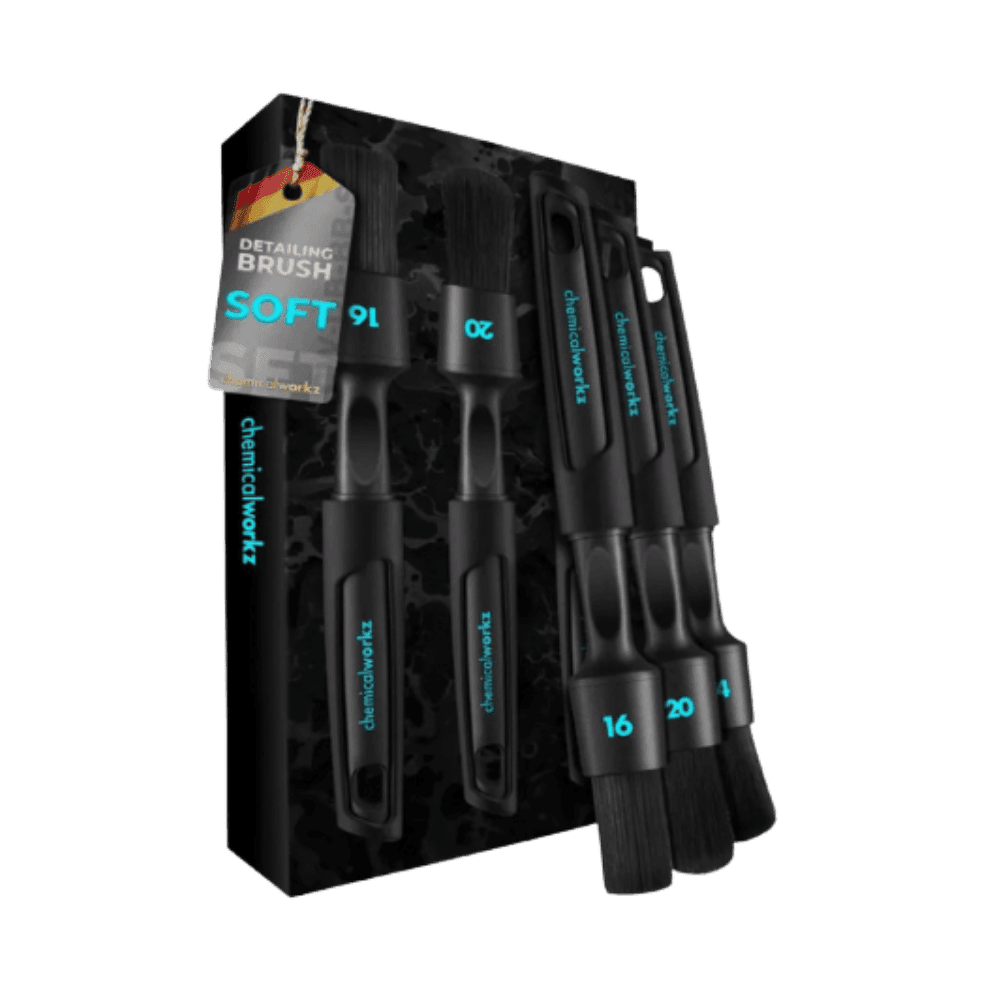 ChemicalWorkz Black Boar Detailing Brush Set