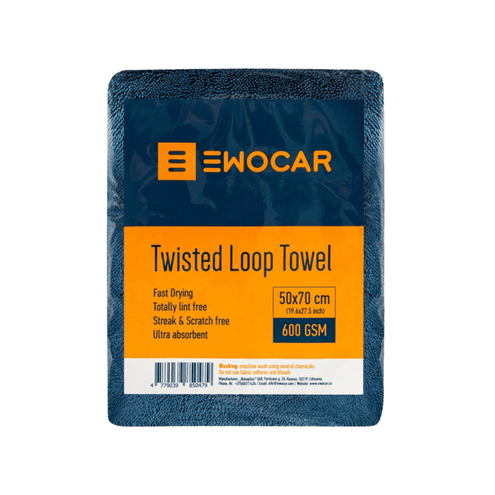 Ewocar Twisted Loop Towel 600GSM 50x70