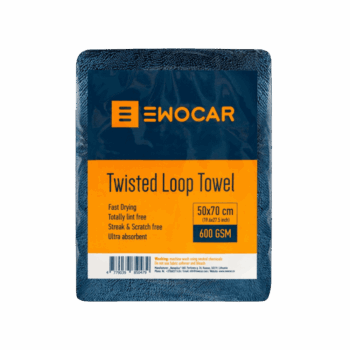 Ewocar Twisted Loop Towel 600GSM 50x70