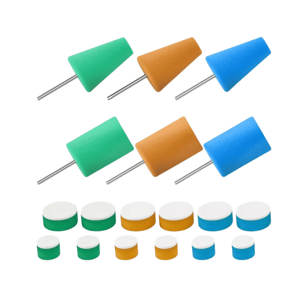 ChemicalWorkz Polishing Cone & Foam Pad Set (18Pces)
